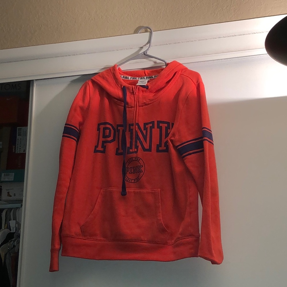 PINK Half Zip hoodie